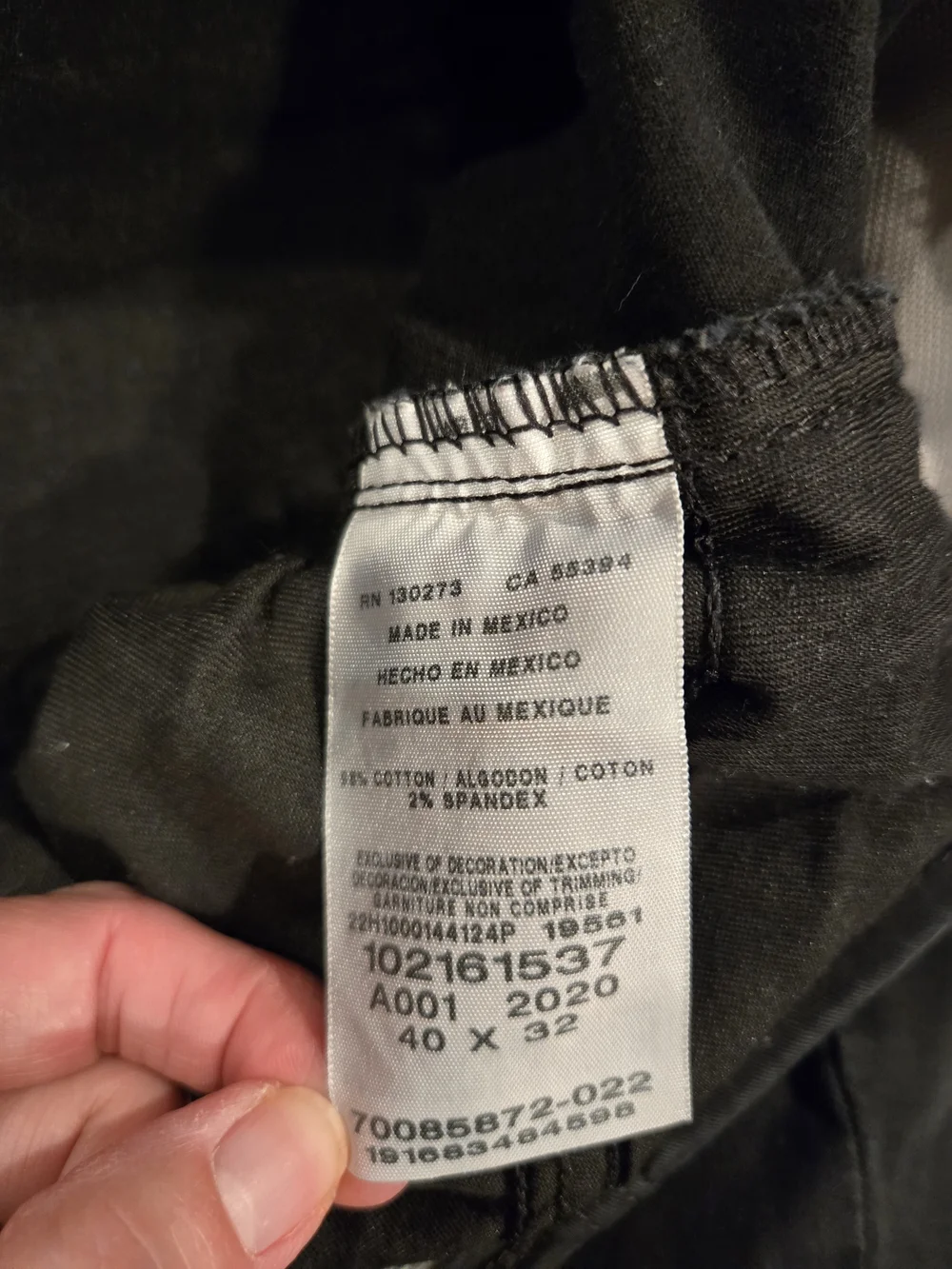 *Lee* Slim Straight Black Jeans